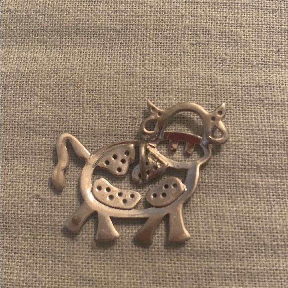 Sterling silver real diamonds pendant - Picture 3 of 4